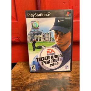 Tiger Woods PGA Tour 2003 Playstation 2Video Game Golf With Case Booklet EUC